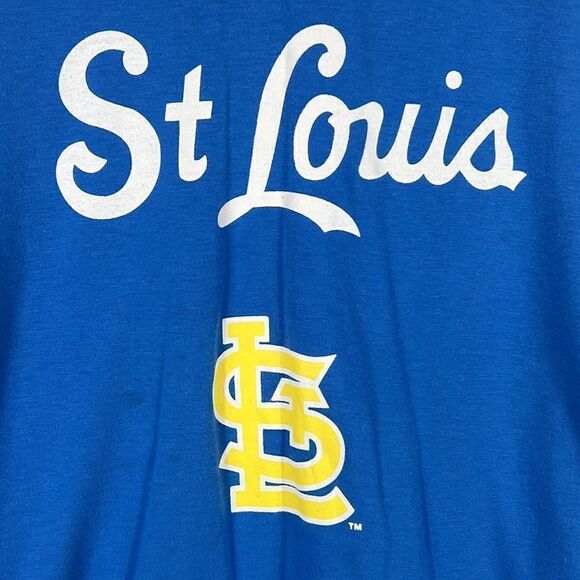 🔥🏈 True Vintage St.Louis Cardinals x Rams “Colab” KURT WARNER #13 Jersey Tee - Picture 4 of 8